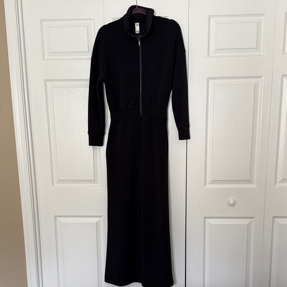 SPANX Black Long Sleeve Jumpsuit